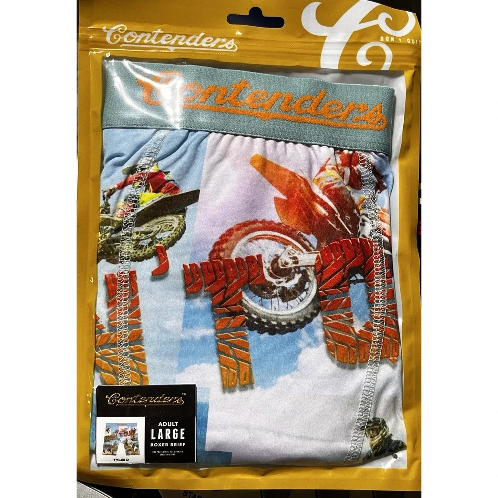 Men's Contenders Ride Control Boxer Briefs - Size L - Tyler D Moto NWT - Picture 3 of 4